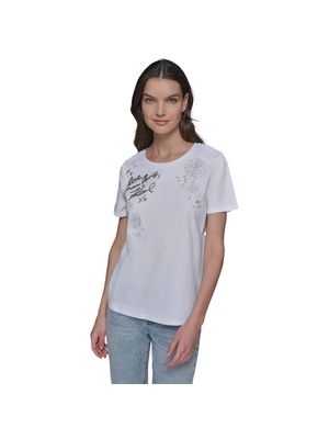 Camiseta Karl Lagerfeld con estampado Love París para mujer