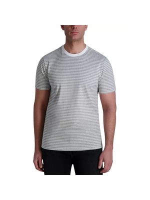 Camiseta Karl Lagerfeld con estampado de cuadros para hombre