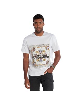 Camiseta t-shirt Just Cavalli estampada frente para hombre