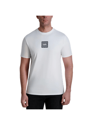Camiseta karl lagerfeld hombre con parche gráfico tipográfico para hombre